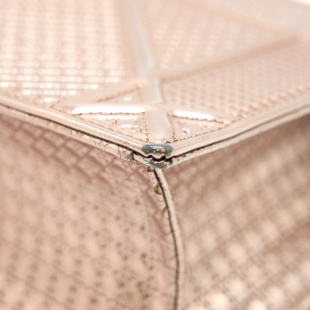 CHRISTIAN DIOR DIORAMA MEDIUM METALLIC PINK GOLD  SHW