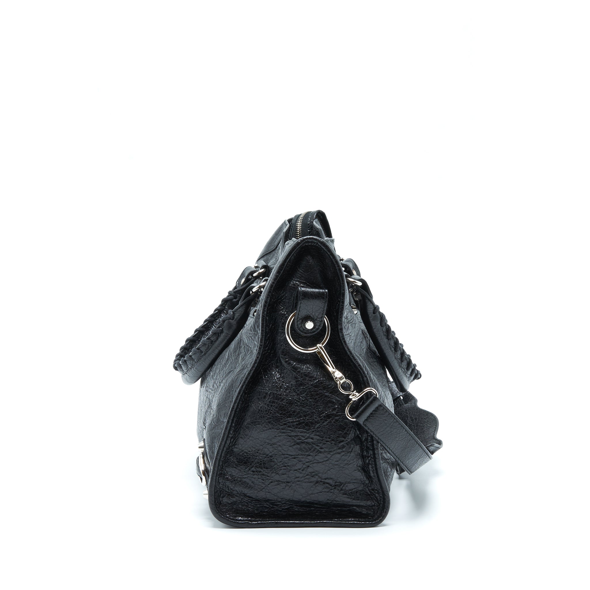 BALENCIAGA CLASSIC CITY BAG BLACK SHW