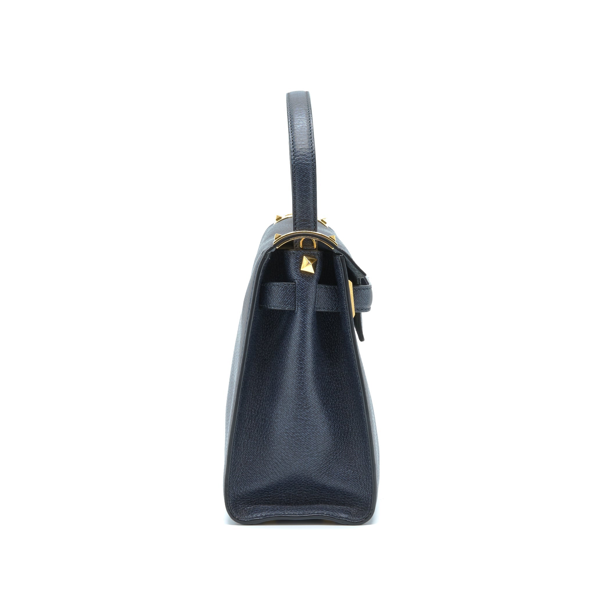 VALENTINO MY ROCKSTUD TOTE BAG NAVY GHW