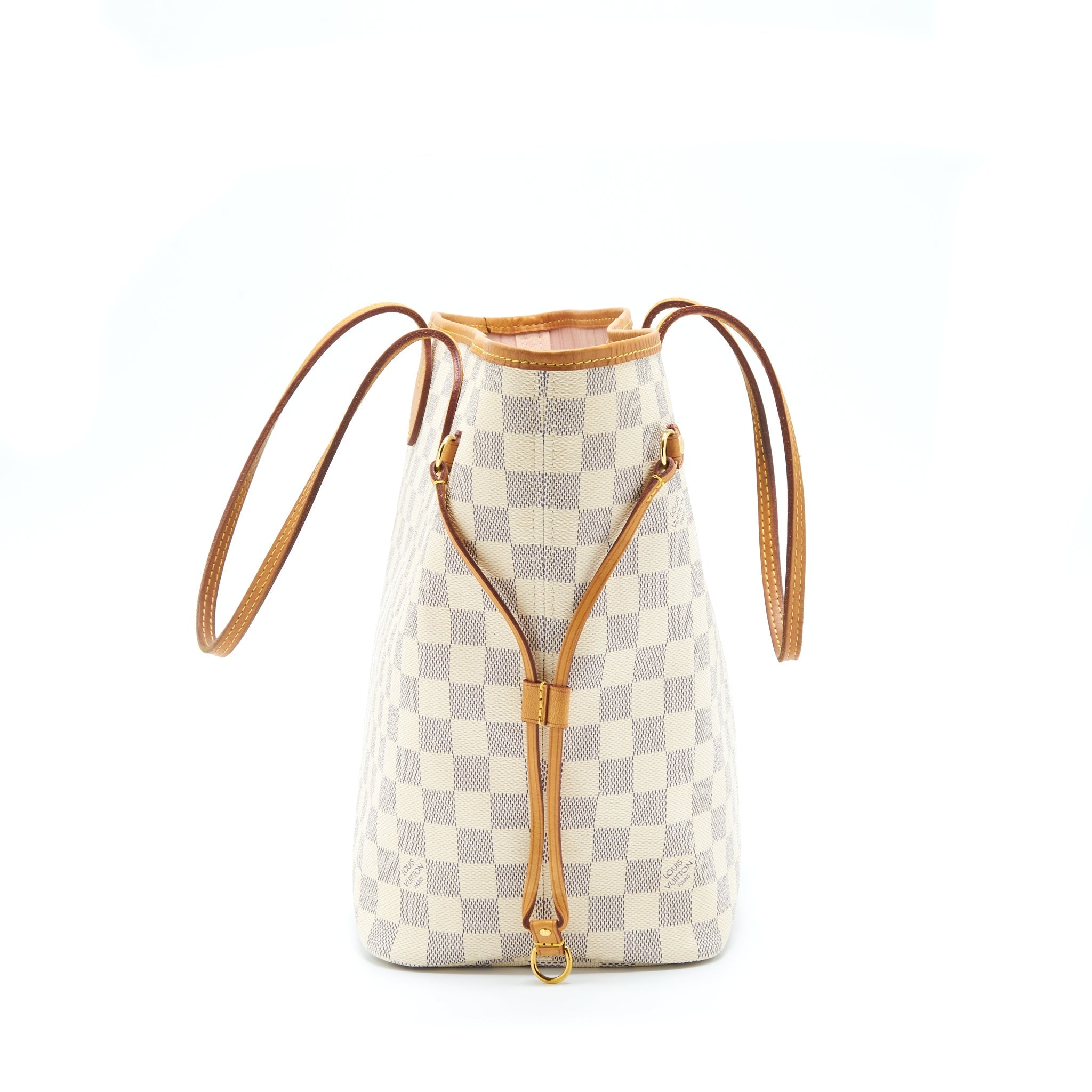LOUIS VUITTON NEVERFULL MM DAMIER AZUR GHW