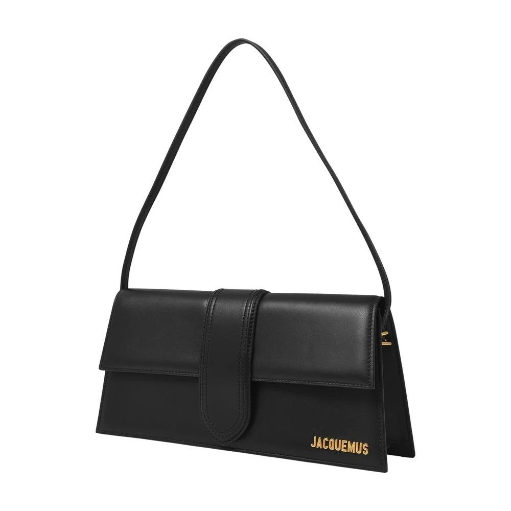 JACQUEMUS THE BAMBINO BLACK LONG SHOULDER BAG