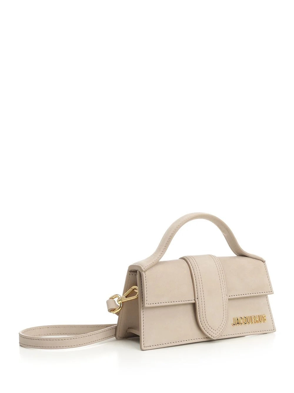 JACQUEMUS THE BAMBINO BEIGE MINI TOTE BAG