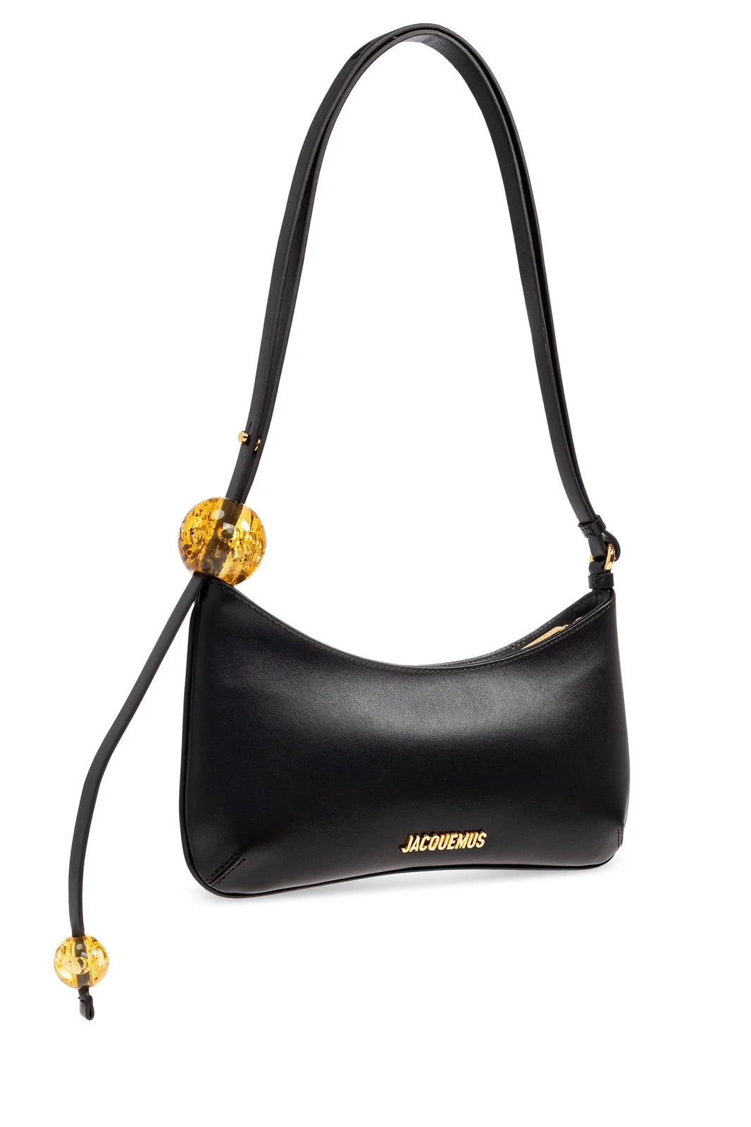 JACQUEMUS BISOU PERLE LOGO PLAQUE SHOULDER BAG