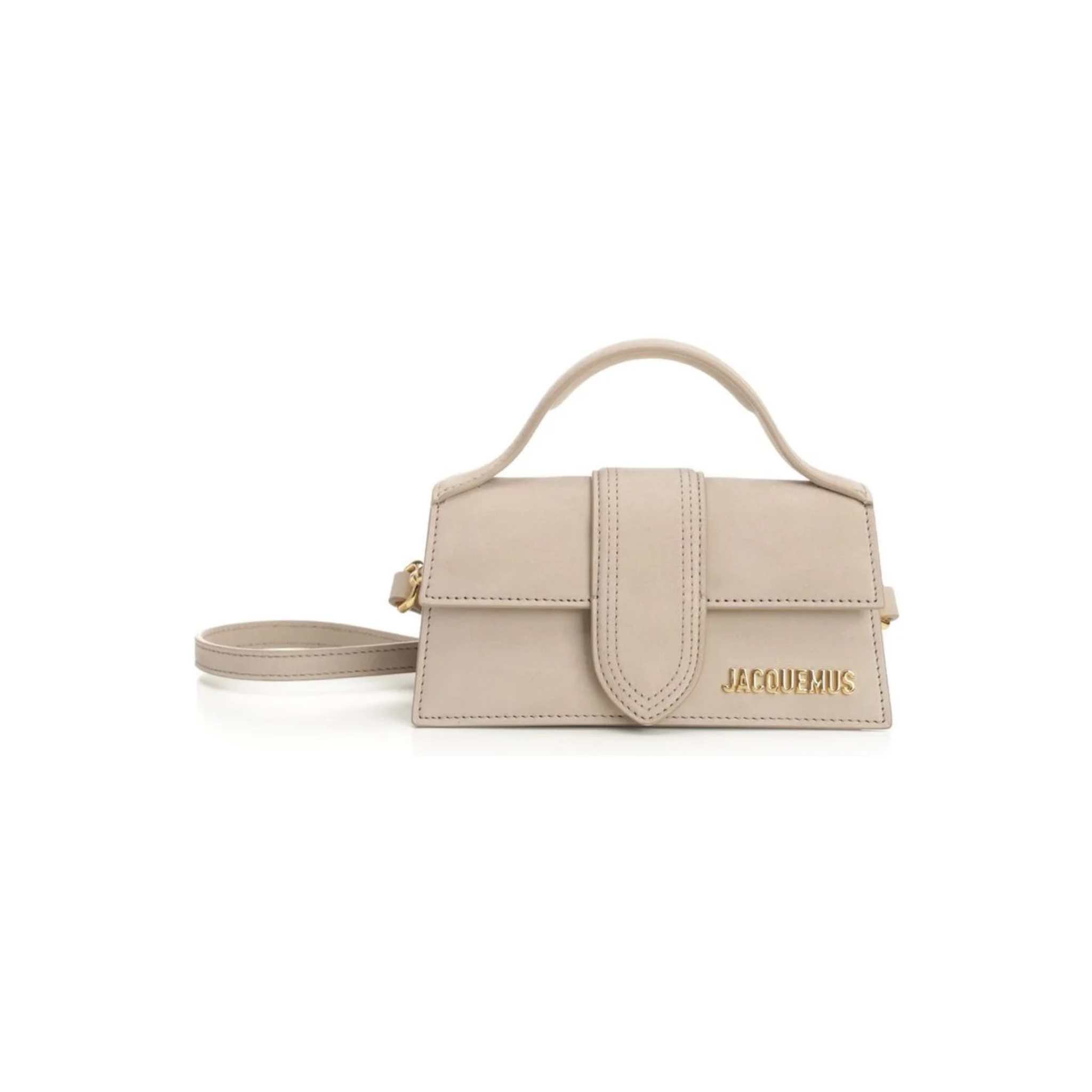 JACQUEMUS THE BAMBINO BEIGE MINI TOTE BAG