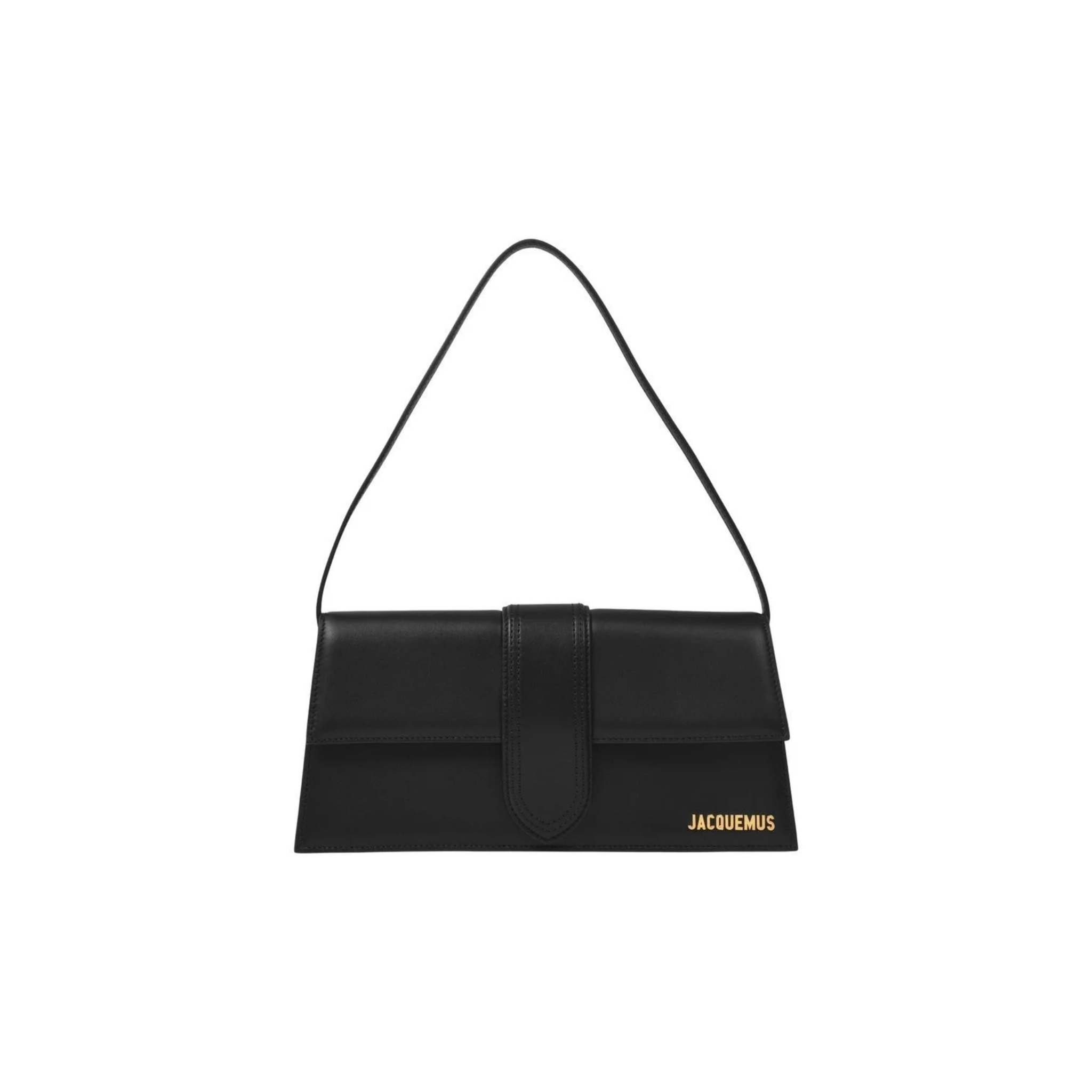 JACQUEMUS THE BAMBINO BLACK LONG SHOULDER BAG