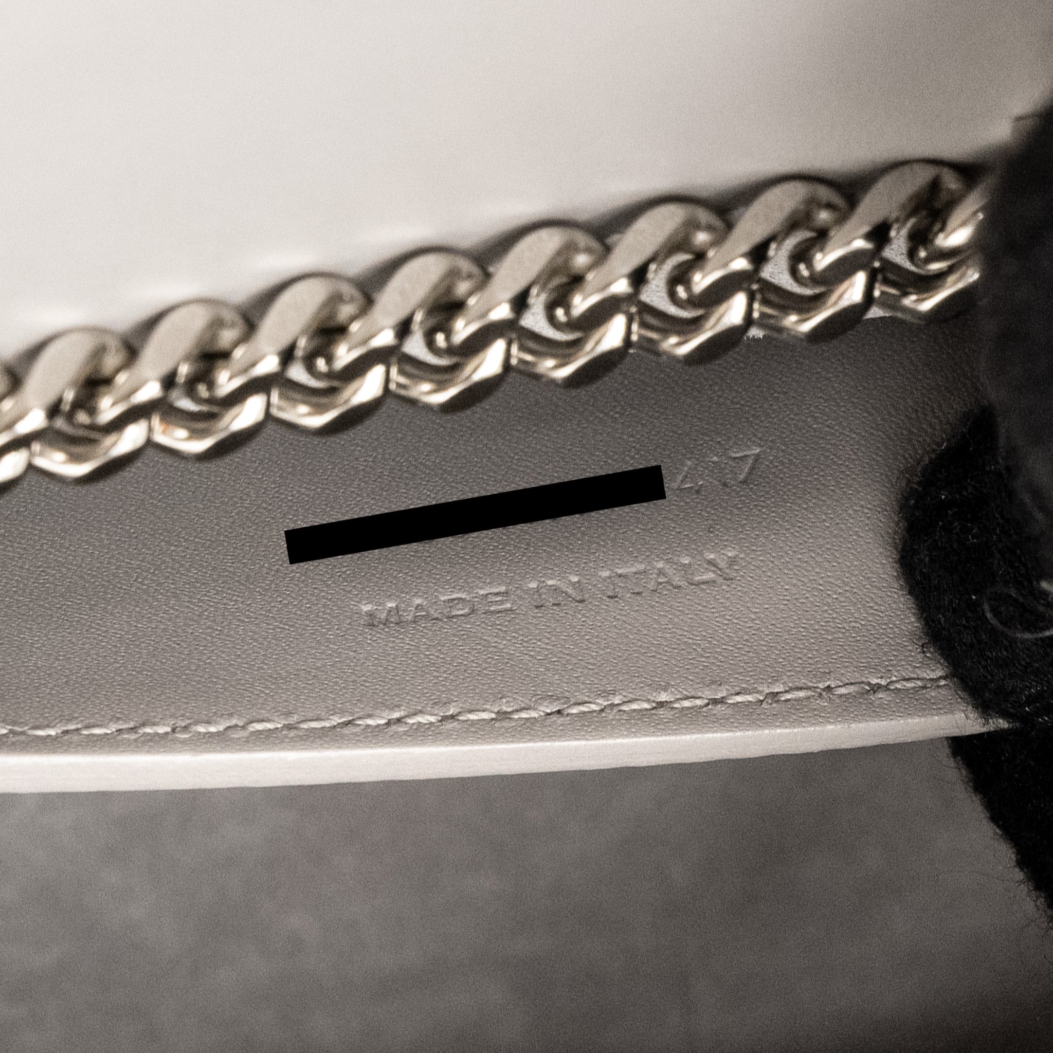 SAINT LAURENT/YSL MEDIUM KATE BAG CALFSKIN GREY SHW