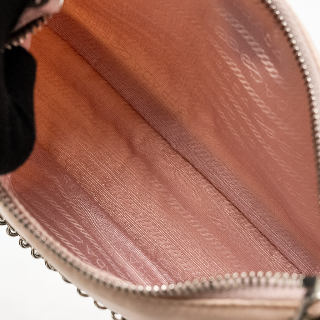 PRADA RE-EDITION 2005 SAFFIANO BAG RE-NYLON ALABASTRO SHW